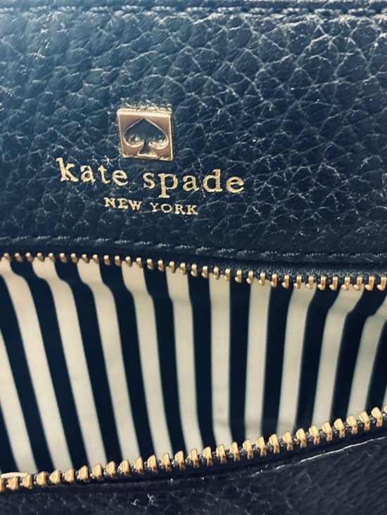 Kate Spade Southport Avenue Lydia Leather Tote - Black Pebbled - Picture 6 of 10